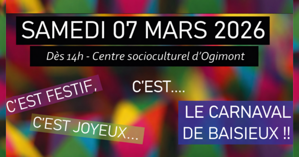 Agenda visuel Carnaval 2026