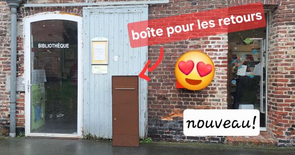 Boîte retours Bibliothèque