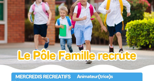 Recrutement pôle famille