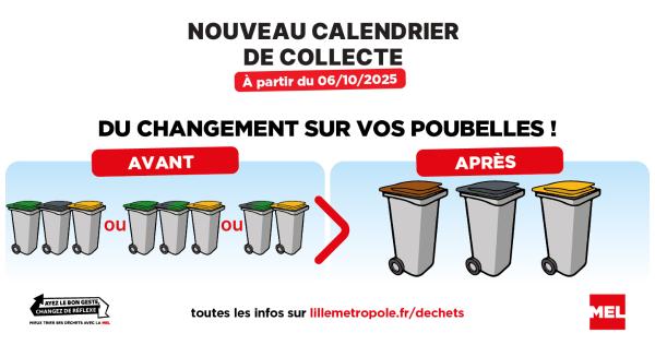 Collecte poubelle marron