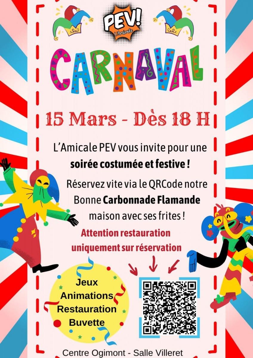 Carnaval affiche PEV