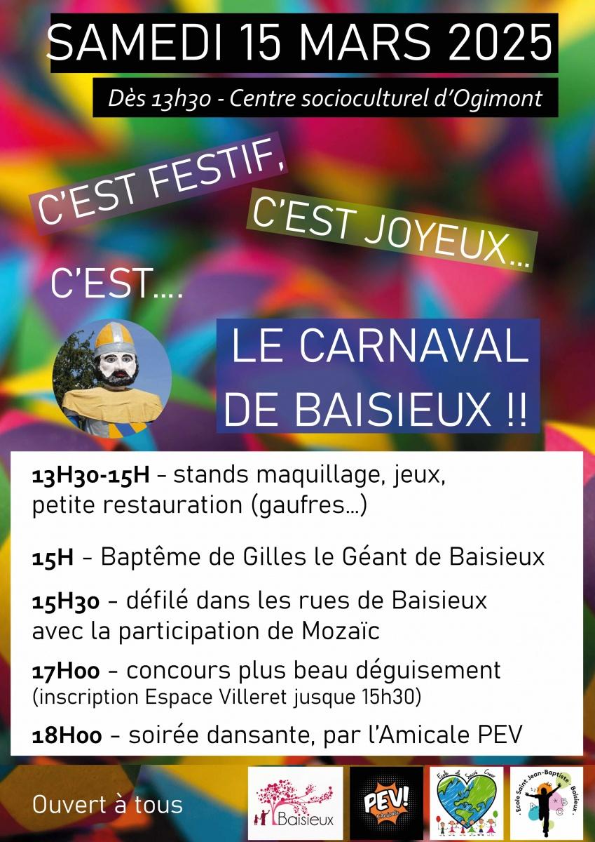 Affiche carnaval 2025