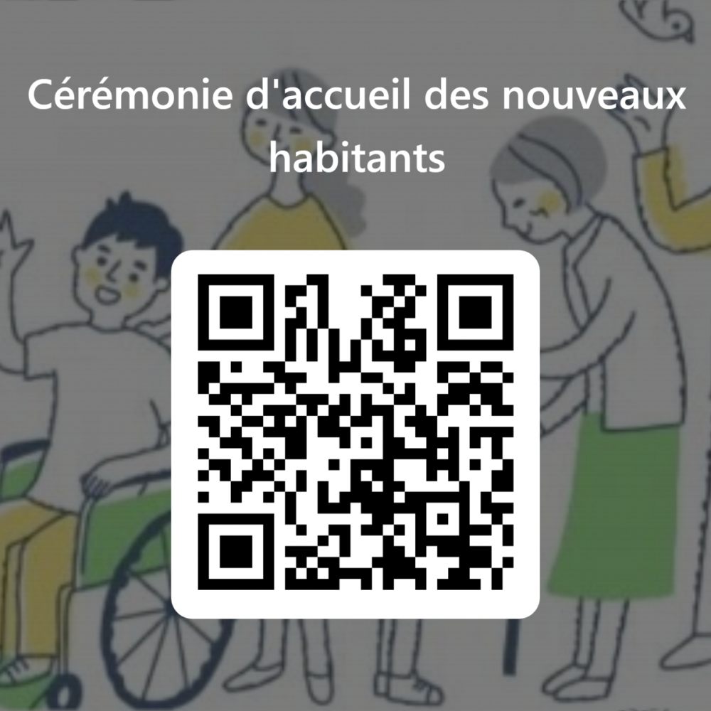 QR code nouveaux habitants