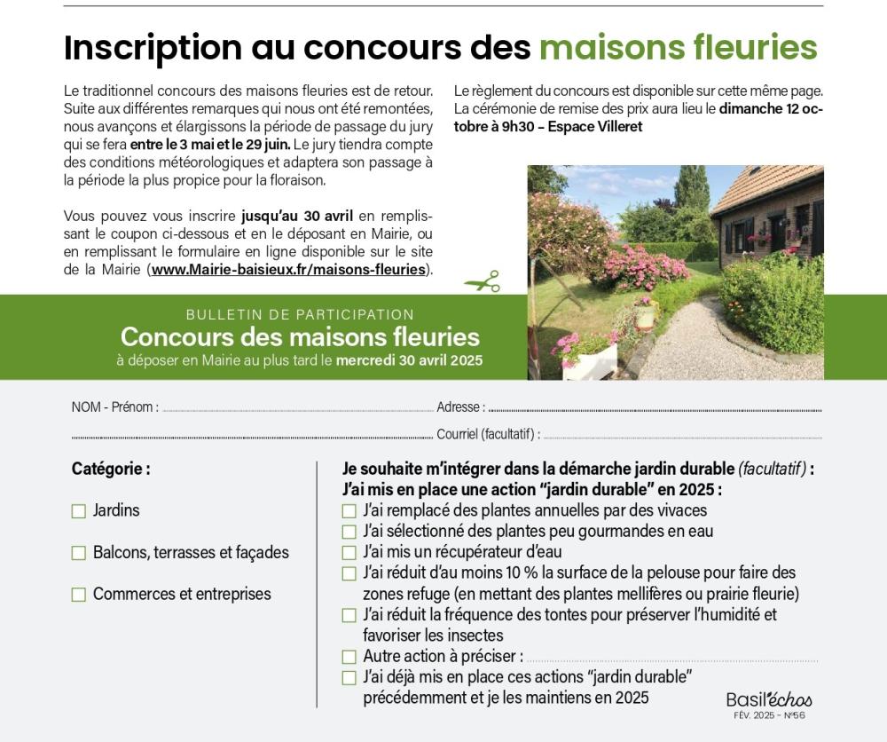 Article maisons fleuries 2025