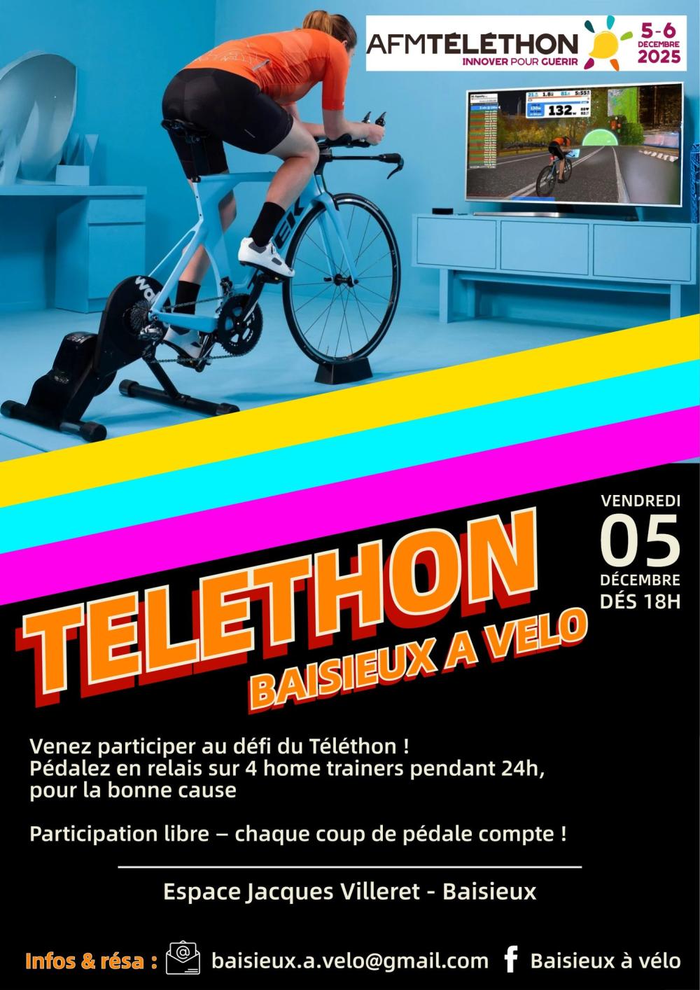 Téléthon 2025 Baisieux à vélo