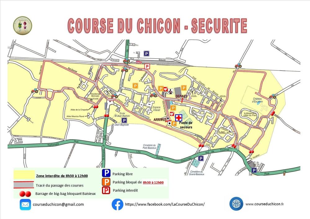 Course du chicon 2025 Sécurité