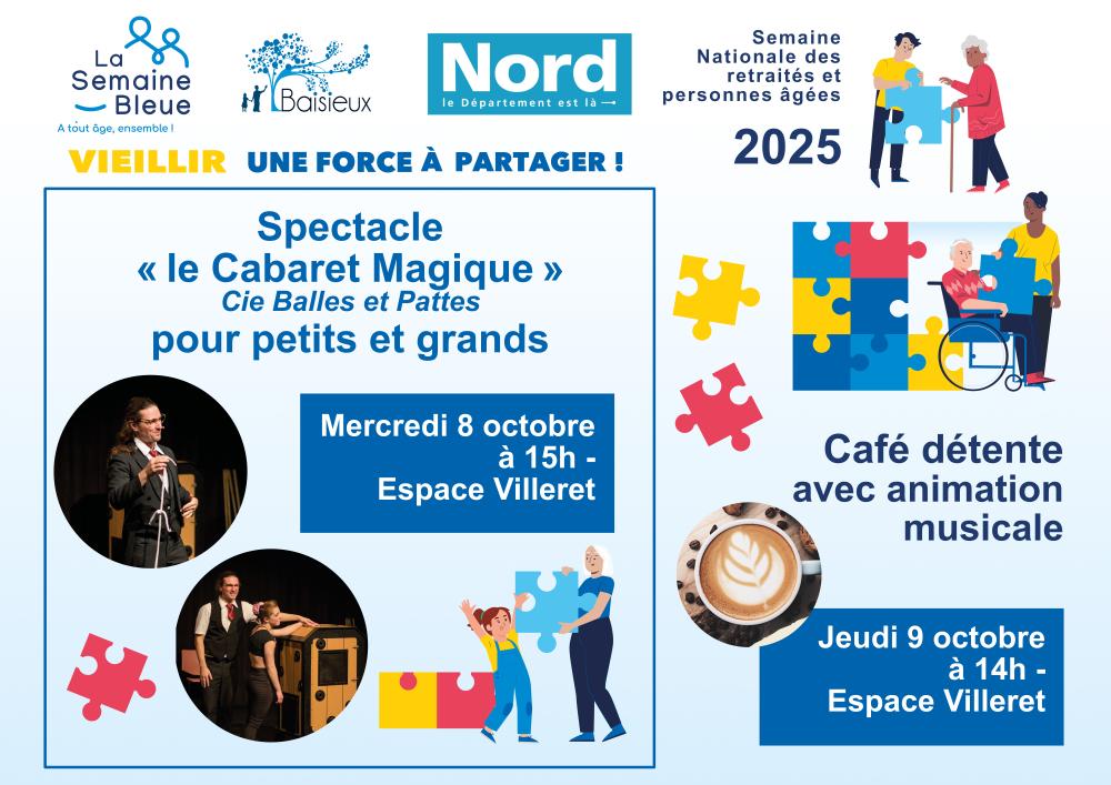 Affiche semaine bleue 2025