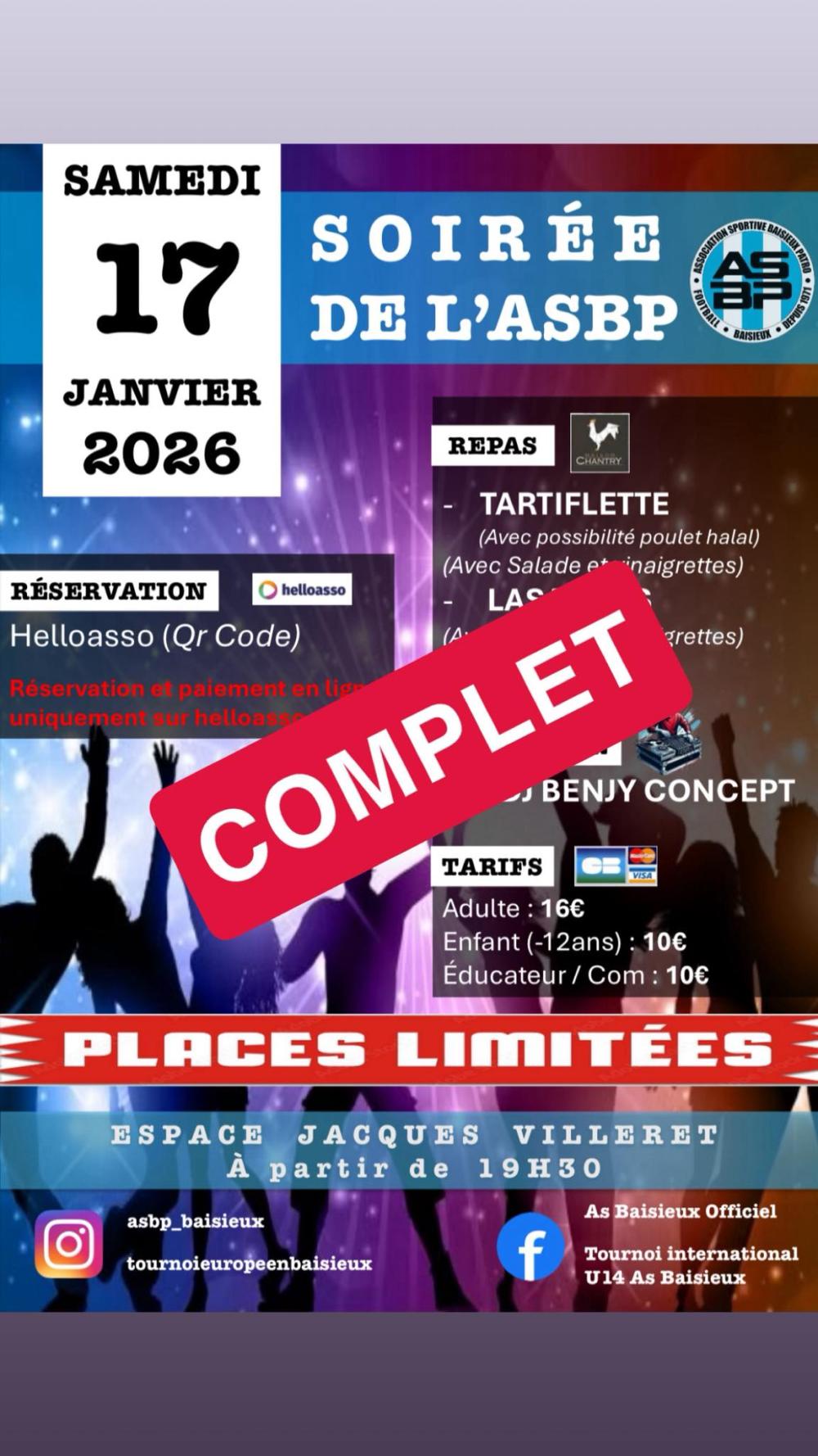 Soirée ASBP Janvier 2026