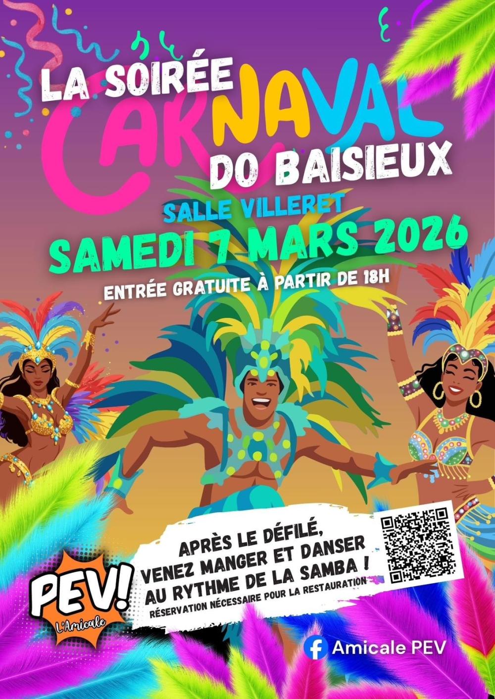 Affiche carnaval 26 PEV