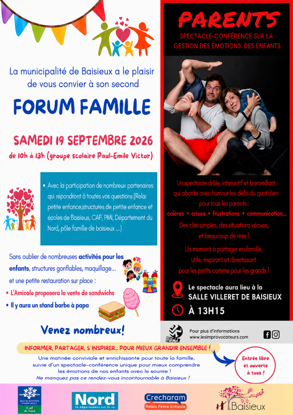Affiche forum famille