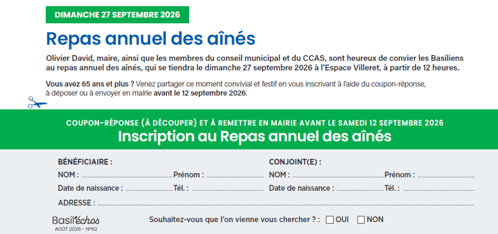 Repas ainés coupon 2026