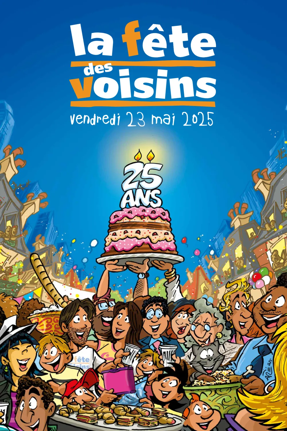 Affiche Fête des voisins 2025