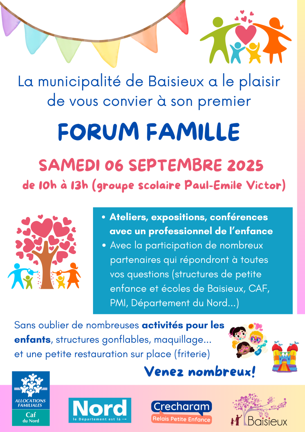 Affiche forum famille 2025