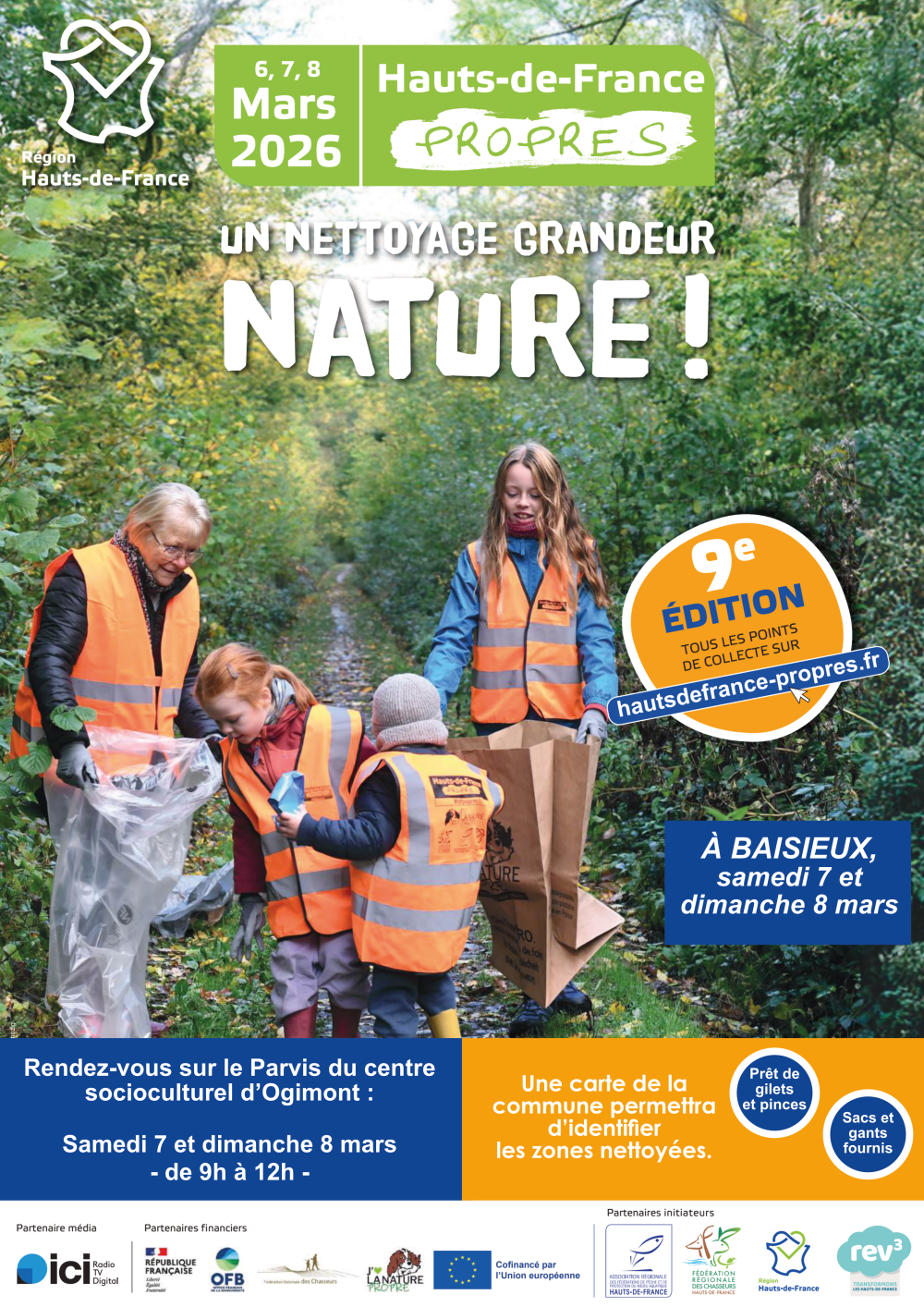 Affiche Hauts-de-France propres 2026