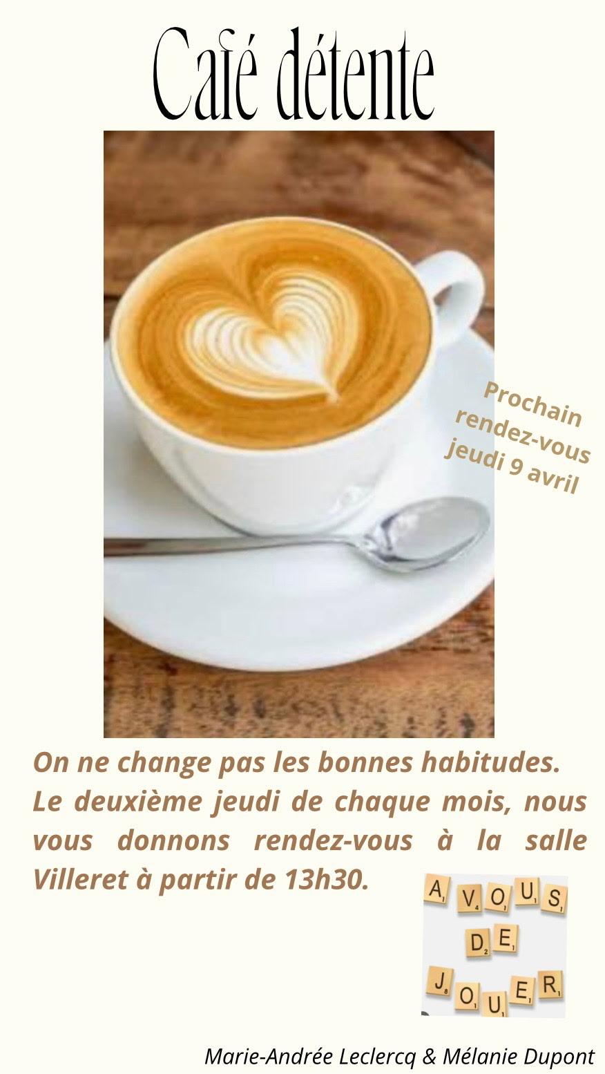 Café détente avril 2026