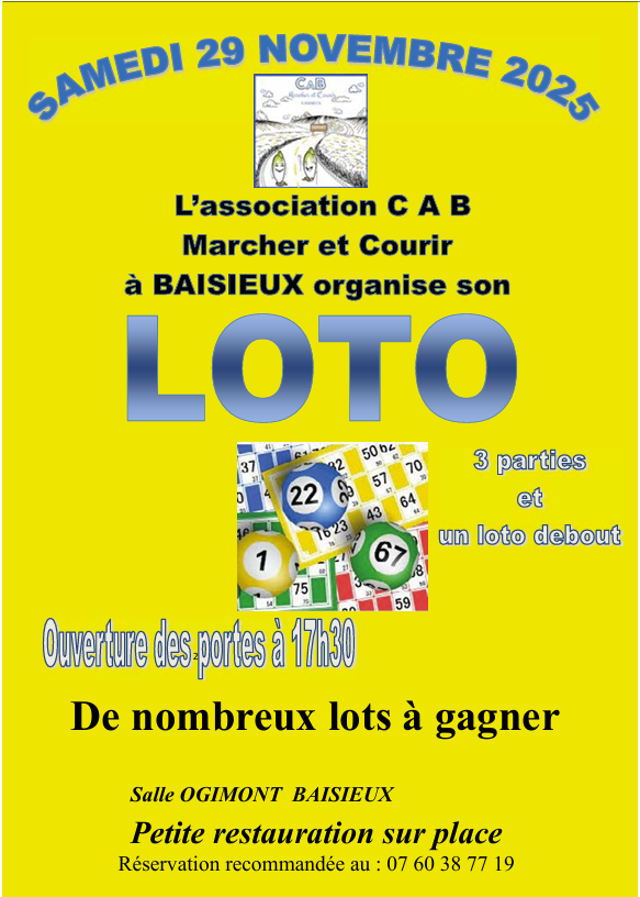 Loto CAB Affiche