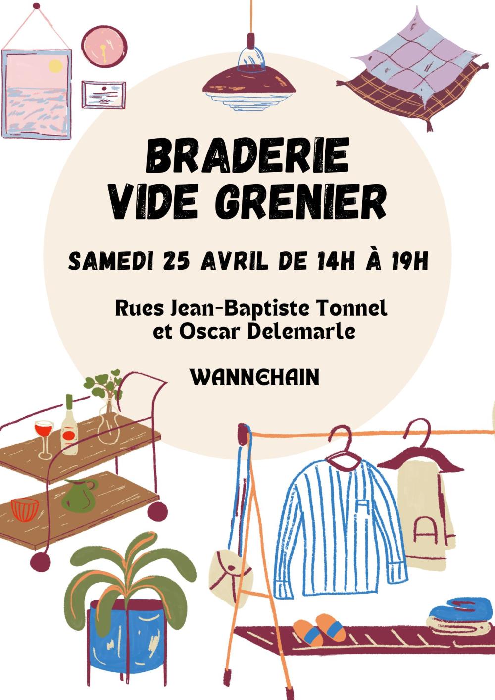 Vide grenier Wannehain