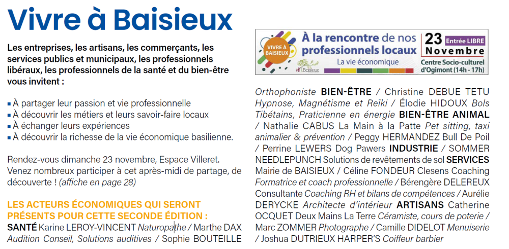 Vive à Baisieux Article 2025